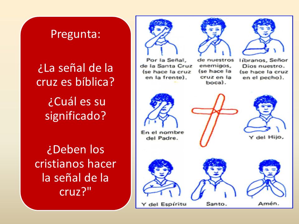 La se al de la cruz es b blica Cu l es su significado ppt